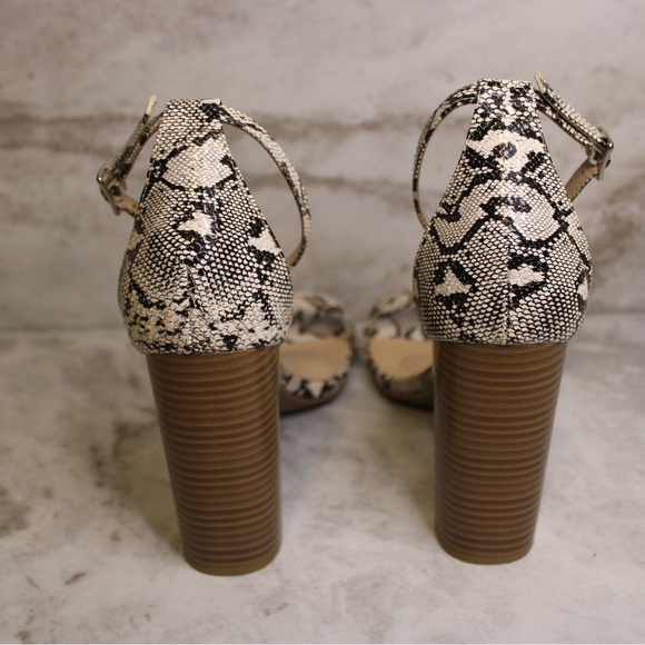 Snakeskin ankle strap heels from Lulu’s. - Picture 3 of 4